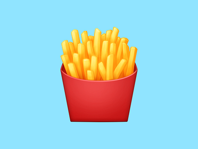 🍟 French Fries – U+1F35F emoji facebook fast food food fries icon