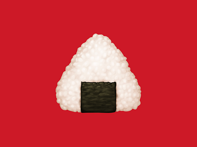 🍙 Rice Ball – U+1F359 emoji facebook food icon nori onigiri rice ball snack