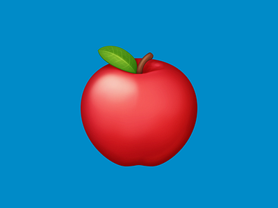 🍎 Red Apple – U+1F34E apple emoji facebook food fruit icon red apple