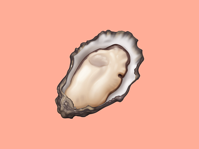 🦪 Oyster – U+1F9AA emoji facebook food icon oyster seafood