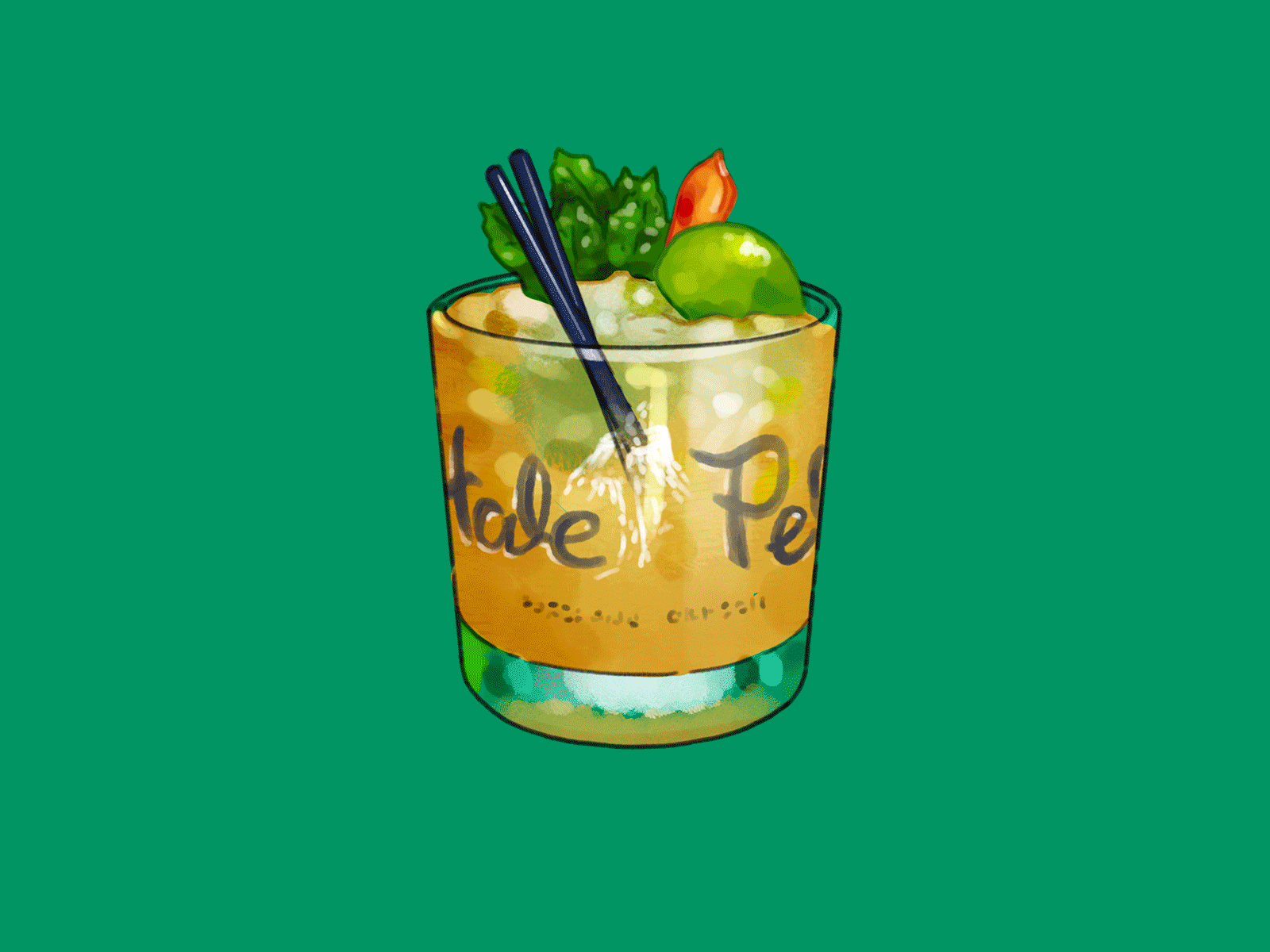 Iconic Cocktails of Portland – Part III beverage bloody mary cocktail drink food food illustration glass illustration lime mai tai mint pickles