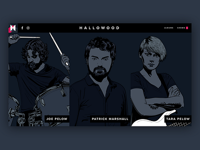 Hallowood Band Website