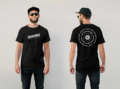 Team Edge | "Phrases" T-shirt branding design flat graphic design illustration logo merchandise minimal print design t shirt typography