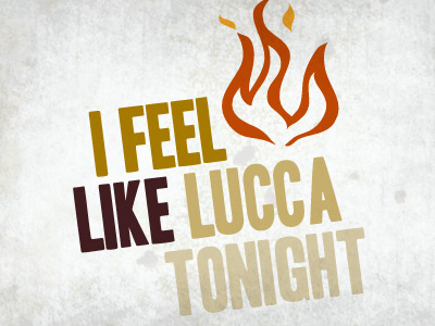 Lucca tag flames lucca tag tagline texture treatment