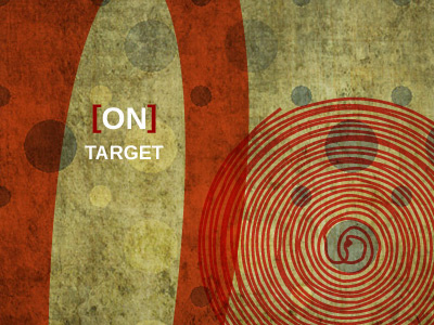 Dribbble Bits Ontarget concentric circles dots target