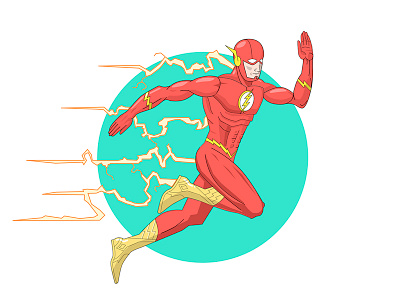The Flash comics dc flash illustration mac sketch