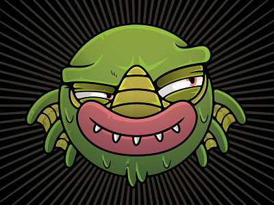 Monter of the Black Lagoon cartoon character green illustration illustrator monsters vectors