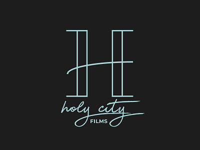 Holy City Films - New Logo branding bridge charleston film logo weddings