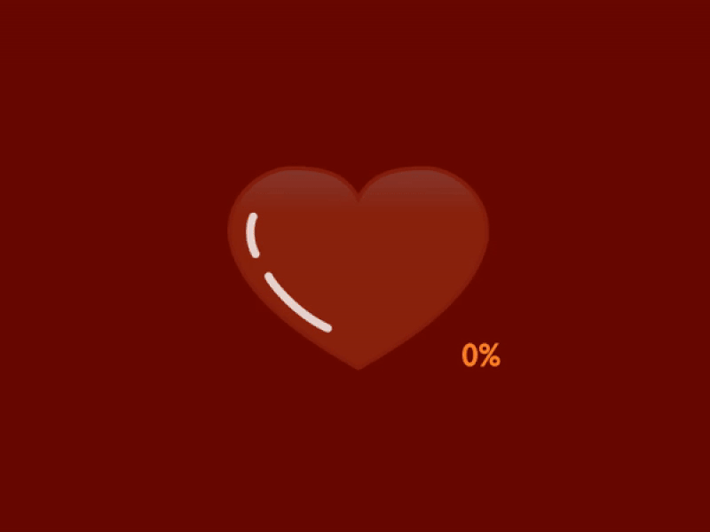 Filling Heart aftereffects animation design illustration motiongraphics ui