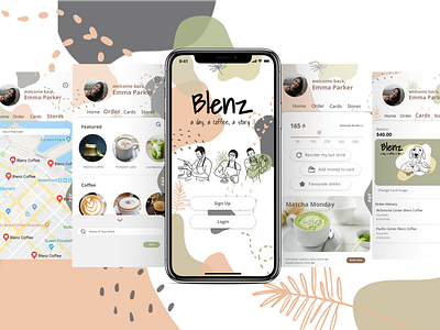 UI design for coffee app