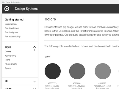 Design Systems designsystems patternlibrary styleguide target ui