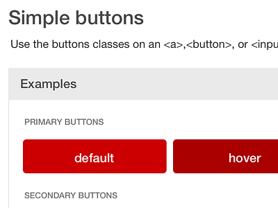 UI Patterns - Buttons