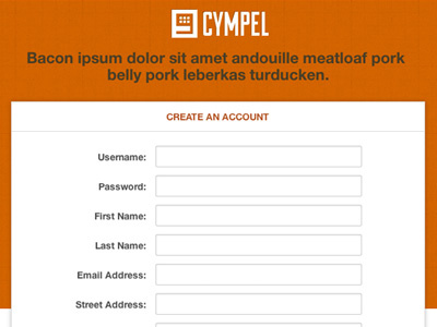 Dribbble Cympel Form