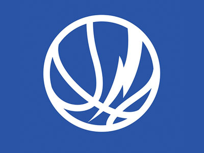 Titan Logo basketball blue identity lightning lightning bolt logo sports titan