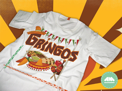 Gringos T-shirt gringos mexican mexico tee tshirt