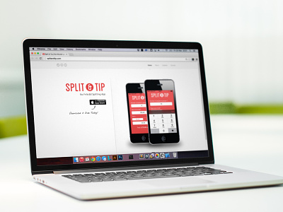 Split & Tip - Webpage app design download free freebie ios split tip