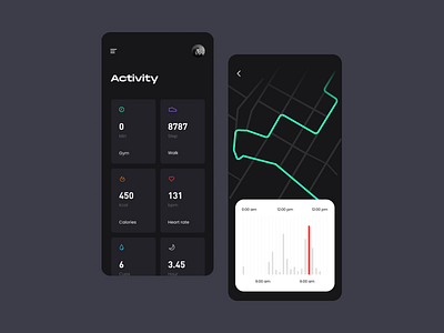 sport app design sport typography ui