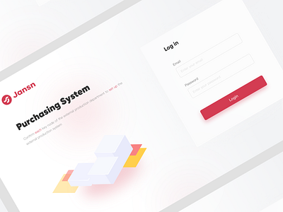 login app design illustration typography ui