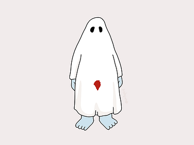 Boo character character design creative design editorial art editorial design editorial illustration feminism feminist funny ghost halloween humour illustration mood period scary spooky sticker sticker design
