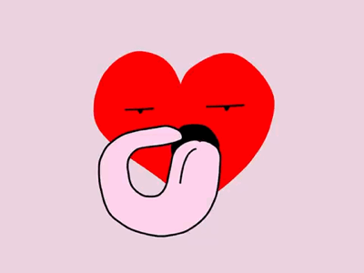 Cute grossed out heart animation attitude character design character illustration cute disgusting emoji ew funny gif gif sticker gross heart humour love san valentin sick sticker valentines day