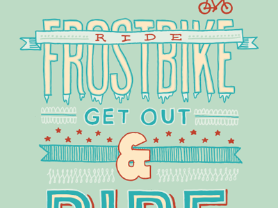 Frost Bike Color typography
