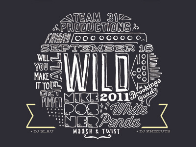 Wild Type final hand lettering typography