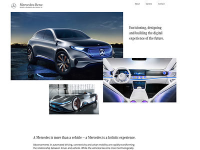 Mercedes-Benz Research & Development North America, Inc. design web
