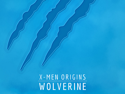 Day 15 X Men Origins 100 day project color illustration illustrator movie poster poster poster design tv series poster wolverine x men