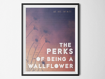 The Perks of Being a Wallflower - Mockup 100 day project color illustration illustrator movie poster poster poster design tv series poster
