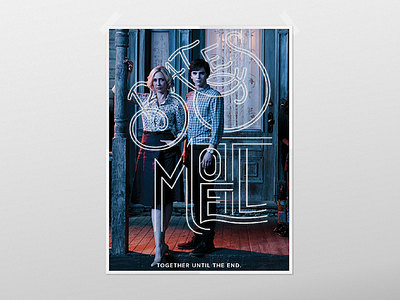 25 - Bates Motel 100 day project bates motel color illustration illustrator movie poster poster poster design tv series poster typography