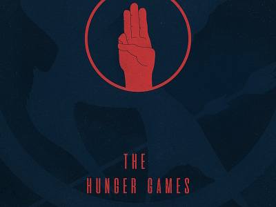 Day 27 - The Hunger Games 100 day project color illustration illustrator movie poster poster poster design the hunger games tv series poster