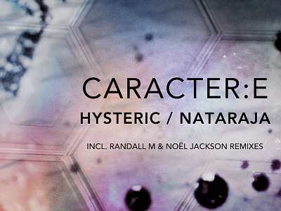 HT006 - Caracter:e - "Hysteric / Nataraja" EP graphic design vinyl