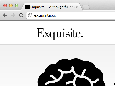 Exquisite. - A thoughtful design studio. black blue gray white