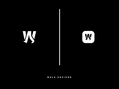 Walk Advisor Branding & Logo branding logo minimalist pixel portfolio product design