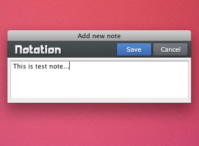Notation - Mac app for fast notes app buttons mac ui