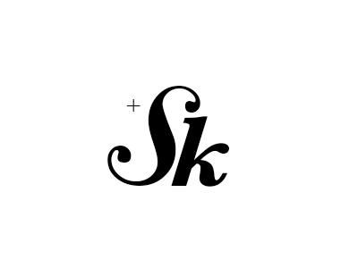 SK Logo project logo minimalist sk typography