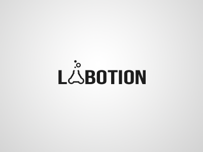 Labotion Logo #1 lab logo minimalist