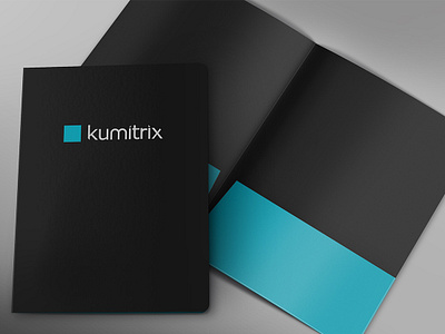 Kumitrix - Folder architecture blue branding clean dark grey design folder folder design folders minimal mockup