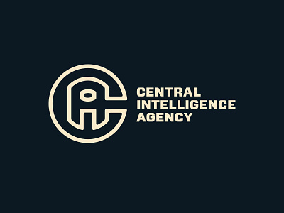 CIA branding cia identity logo monogram stroke