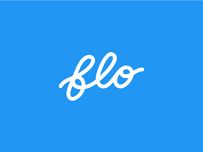 flo branding flo flow identity logo script wordmark