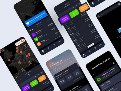 COVID-19 Tracker App - Dark Mode app