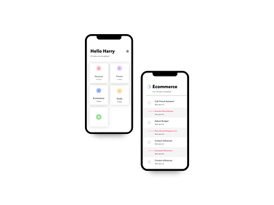 Daily Checklist app ecommerce to do list ui ui design ux