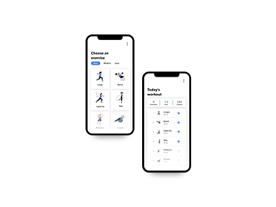 Workout Planner app design fitness app ui ui design ux workout