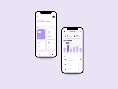 Smart Home app design home minimal smarthome ui ui design ux web