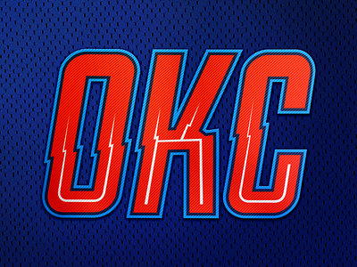 OKC | Statement Type basketball brand jersey logo nba okc shirt sports statement type typography