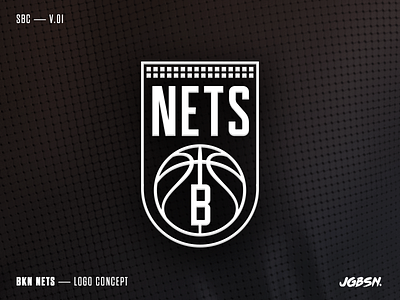 BKN — Logo Concept basketball black branding brooklyn identity logo nba nets sport team type typography