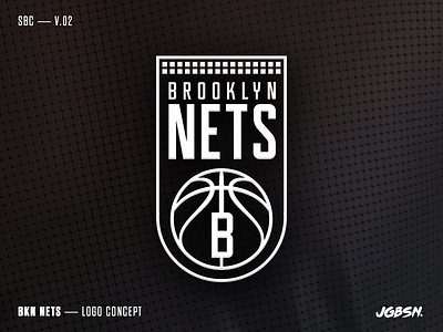 BKN — Logo Concept basketball black branding brooklyn identity logo nba nets sport team type typography