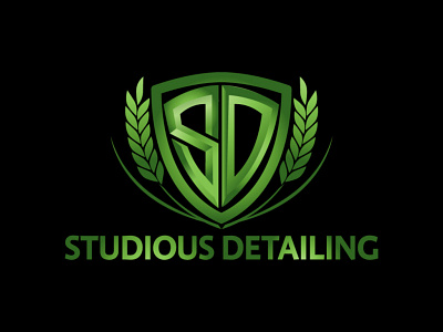STUDIOS DETAILING creative design detailing eco leaves logo premium sd studio