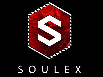 SOULEX Red Black White Version black black white creative minimal red redisign s logo soulex version