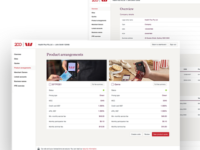 Merchant Origination Platform UX/UI design